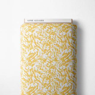 Lemon Swirls Mantel Semi Impermeable