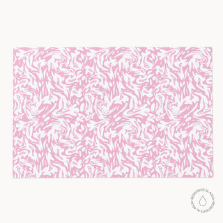 Soft Pink Swirl Individual Reversible Semi Impermeable